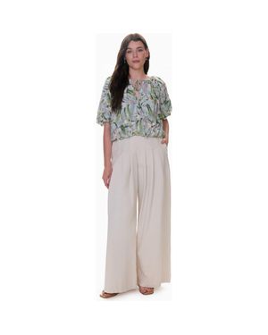 Rebecca Taylor Isla Bubble Crop Top - Gray