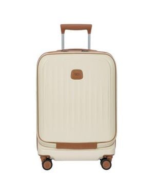 Bric's Taormina Hardside Expandable 21 Carry On Spinner Luggage With Pocket - Natural