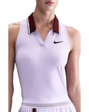 Nike Dri-Fit Court Slam Racerback Tank - Purple
