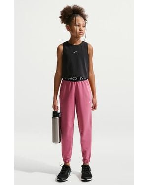 Nike Kids' Pro Fleece Elastic Waist Sweatpants - Red