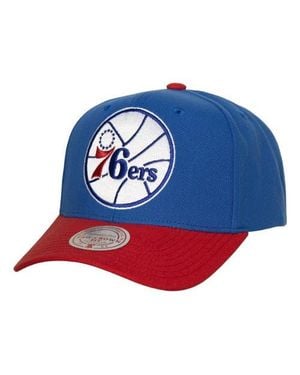 Mitchell & Ness Philadelphia 76Ers Soul Xl Logo Pro Crown Snapback Hat - Blue
