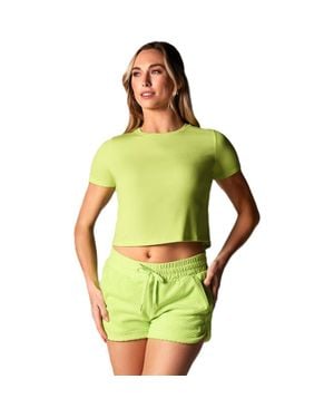 Tavi Ribbed Tee - Green