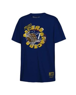 Mitchell & Ness Youth Indiana Pacers Retro '90S Poster T-Shirt - Blue