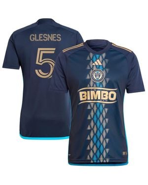 adidas Jakob Glesnes Philadelphia Union 2024 The Xv Kit Replica Player Jersey - Blue