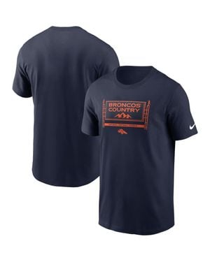 Nike Denver Broncos Primetime Local Essential T-Shirt - Blue