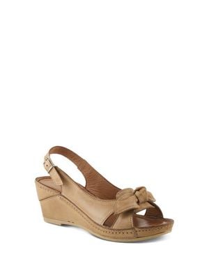 Spring Step Chassidy Wedge Sandal - Natural
