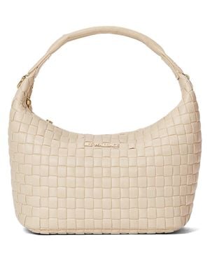 MZ Wallace Mini Woven Top Handle Hobo Bag - Natural