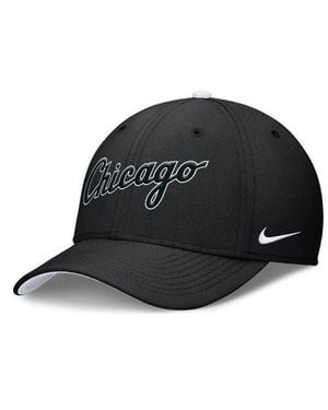 Nike Chicago Sox Primetime Rise Dri-Fit Flex Hat - Black