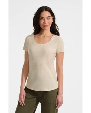 Lands' End Lightweight Jersey T-Shirt - Natural