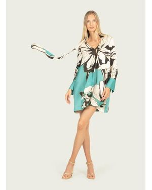SECRET MISSION Nerissa Dress - Blue
