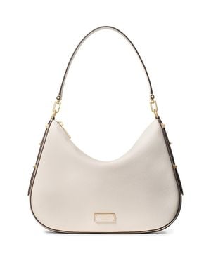Kate Spade Large Liv Pebble Leather Hobo Bag - Gray