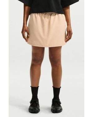 Nike Sportswear Street Mid Rise Mini Skirt - Natural