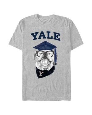 Yale University Handsome Dan Graduation Graphic T-Shirt - Gray