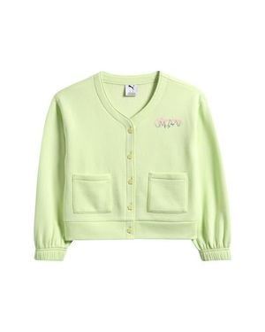 PUMA Kids' Charmed Pack Cardigan - Green