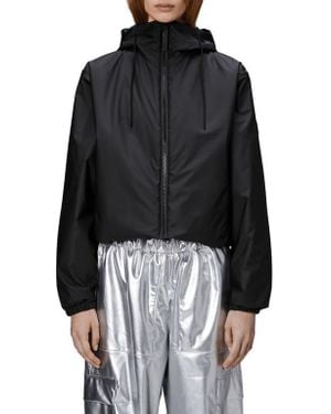 Rains Lohja Water Resistant Insulated Rain Jacket - Black