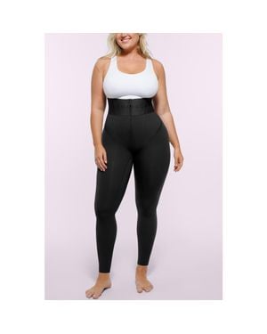 Shapellx Bare Essentials Airslim High-Waisted Full-Length Shaping Leggings - Black
