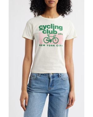 GOLDEN HOUR Cycling Club Graphic T-Shirt - Blue