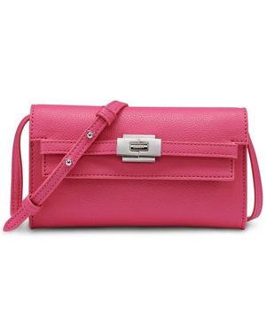 DKNY Bryar Wallet On A String - Pink