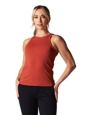 Tavi Perfect Fit Rib Tank - Red