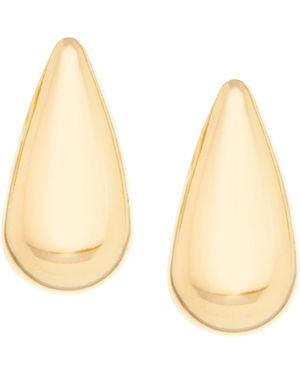 Marlyn Schiff Waterproof Teardrop Earrings - Metallic