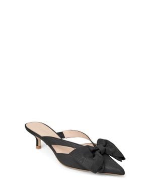 Jack Rogers Cynthia Bow Pointed Toe Mule - Black