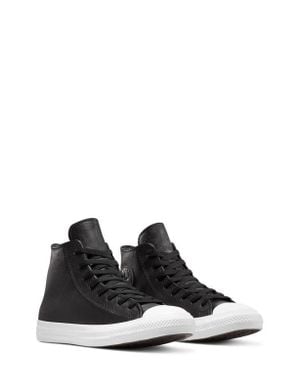 Converse Chuck Taylor All Star Water Repellent Leather High Top Sneaker - Black