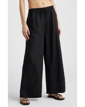 Nordstrom Flowy Cover-Up Pants - Black