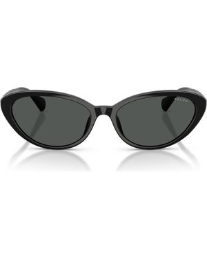 Ralph Lauren 56Mm Butterfly Sunglasses - Gray