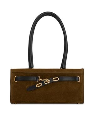 Rebecca Minkoff Crosby Leather Shoulder Bag - Brown