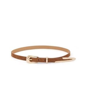 Ettika Liquid Metal Western Buckle Belt - Multicolor