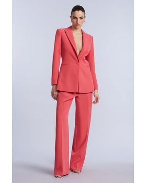 BCBGMAXAZRIA Cady Relaxed Stright Pant - Red