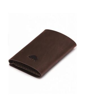 EZRA ARTHUR Slim Trifold Wallet - Brown