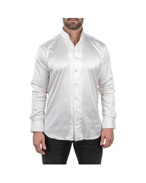 Maceoo Ceremony Prince Button-Up Shirt - Gray