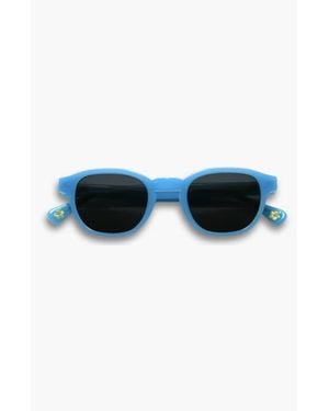 INDY Daytona Round Polarized Sunglasses - Blue