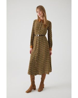 Exquise Antonia Midi Dress - Green