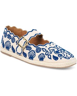 Matisse Ariana Espadrille Mary Jane Flat - Blue