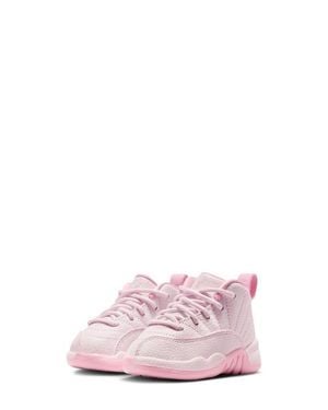 Nike Kids' Air 12 Retro Basketball Shoe - Pink