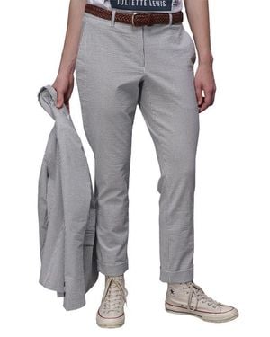 WILDFANG The Empower Seersucker Trouser - Gray