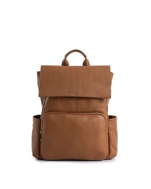 Velez Zermatt Contemporary Leather Backpack - Brown
