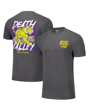 Image One Lsu Tigers Hyper Local Large Mascot Stadium T-Shirt - Gray