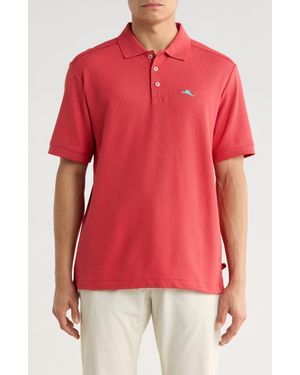 Tommy Bahama Emfielder Icon Solid Islandzone Polo - Red