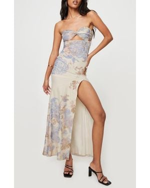 Princess Polly Kyanne Strapless Cutout Maxi Dress - White
