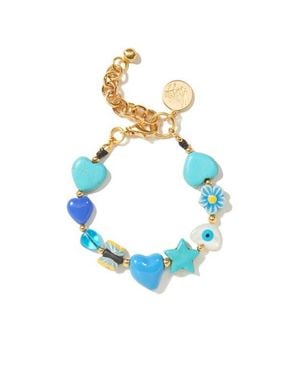 Venessa Arizaga Icy Heart Bracelet - Blue