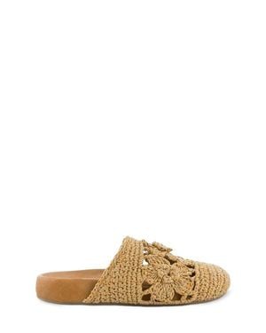 The Sak Bolinas Crochet Clog Shoe - Brown