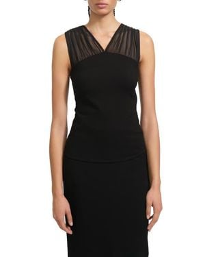 MARCELLA Bellamy Sleeveless Top - Black
