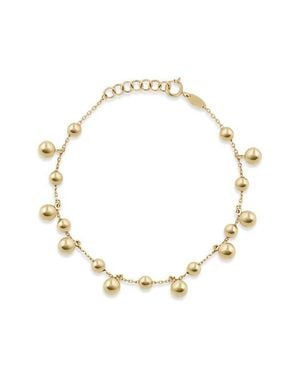 Bony Levy 14K Sphere Station Bracelet - Metallic