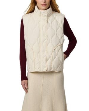 Bernardo Beekman Quilted Puffer Vest - Natural