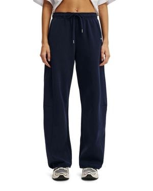 Cotton On Active Summer Fleece Adjustable Hem Sweatpant - Blue