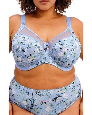 Goddess Kayla Full Figure Underwire Bra - Blue
