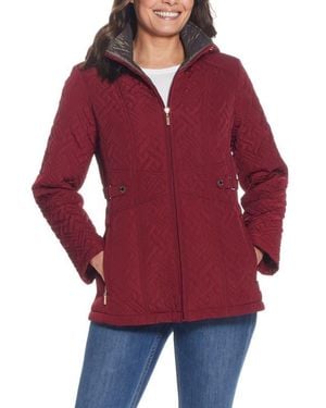 Gallery Quilted Jacket - Red